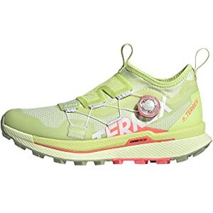 Adidas Femme Terrex Agravic Pro Chaussure de Piste d'athlétisme, Multicolore (Pulse Lime Turbo FTWR White), 36 2/3 EU - Publicité