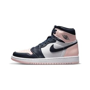 Nike Jordan Chaussures pour femme Air Jordan 1 Mid SE Light Club CW1140-100, Atmosphère/Blanc-Laser Rose-ob, 38.5 EU - Publicité