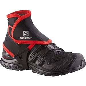 Salomon Trail Gaiters High Guêtres unisexes Trail running, Randonnée, marche, Facilité d’utilisation, Résistance, Protection, Noir, S - Publicité