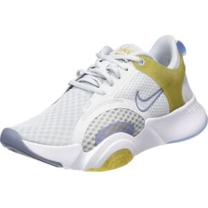 Nike Femme Superrep Go 2 Chaussure de Gymnastique, Puro Platinum Ashen Slate Pièce de Monnaie D Or MTLC Blanc Aluminium, 37.5 EU - Publicité