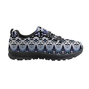 Biyejit Motif Bohème Confortable Respirant Running Jogging Baskets à Lacets pour Femmes Hommes Chaussure en Caoutchouc Antidérapante Gym Sport Tennis Chaussures - Publicité