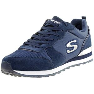 Skechers Retros-og 85-goldn Gurl Baskets Femme,Bleu Navy Suede Mesh Nylon Silver Trim Nvy,37.5 EU - Publicité