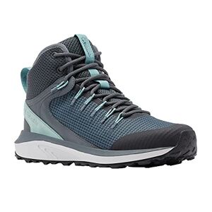 Columbia Trailstorm Mid Waterproof Chaussures Montantes De Randonnée Et Trekking Imperméables pour Femme, Gris (Graphite x Dusty Green), 43 EU - Publicité