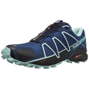 SALOMON Femme Speedcross 4 W Chaussures de Trail, Bleu Poseidon Eggshell Blue Black, 36 2/3 EU - Publicité