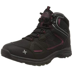 Mc Kinley McKINLEY Femme Maine Mid AQB Chaussure de Marche, Black/Red Wine/SIL, 40 EU - Publicité