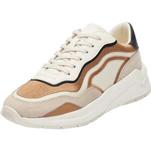 BOSS Femme Skylar_Runn_meemb Basket, Open Beige280, 42 EU - Publicité