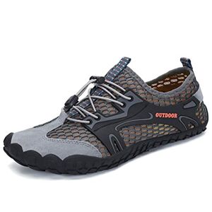 Dannto Homme Chaussures de Fitness Trail Running Femme Chaussures Minimalistes Chaussons Aquatiques Outdoor & Indoor Chaussures de Sport(Gris,41) - Publicité