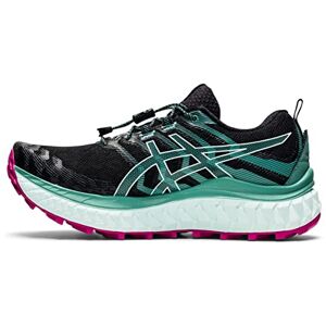 Asics Fujitrabuco Max 1 Chaussure de Course de Trail Running pour Femme Noir Azur 38 EU - Publicité