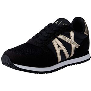 Armani Exchange Femme Microfiber Suede Lace up Sneaker Basket, N692, 41 EU - Publicité