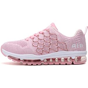 sotirsvs Homme Femme Baskets Chaussures Gym Fitness Sport Sneakers Course Décontractées Sport Jogging Léger Chaussures de Tennis Pink 40 EU - Publicité