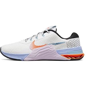 Nike Metcon 7 Chaussures d'entraînement pour femme (blanc/bleu marine clair, us_Footwear_Size_System, adulte, femme, numérique, M, numérique_7), blanc - Publicité