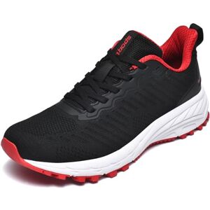 Sumateng Basket Homme Femme Chaussures de Sport Léger Confortable Respirant Sneaker Tennis Running Walking Chaussure été Marche Black Red 40 EU - Publicité