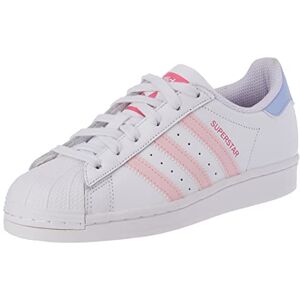 Adidas Femme Superstar W Sneaker, FTWR White/Clear Pink/Pulse Magenta, 37 1/3 EU - Publicité