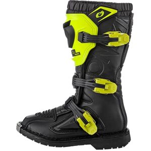 O'NEAL   Motocross Boots   Kids   Enduro Motorcycle   Air-Mesh confortable, quatre boucles, matériel synthétique de haute qualité   Boots Rider Pro Youth   Black Neon Yellow   Taille 4/36 - Publicité