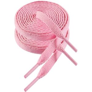 VSUDO Lacets Roses Plats 70 cm pour Baskets, Lacets Chaussures Rose Plat pour Sneakers Compatible avec Nike Air Force, Adidas Stan Smith, Converse, Vans, New Balance, etc. (1 Paire-Rose-070cm) - Publicité