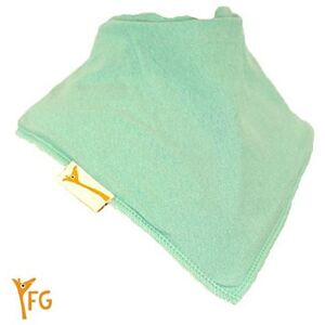 Funky Giraffe Light Teal Plain Bandana Bib - Publicité