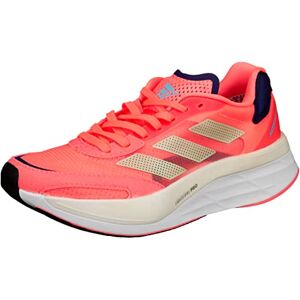 Adidas Femme Adizero Boston 10 W Baskets, Turbo Sandy Beige Met Legacy Indigo, 40 EU - Publicité