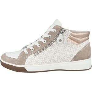 ARA Femme Rome Basket, Sable, Blanc, Or Rose, 41 EU - Publicité