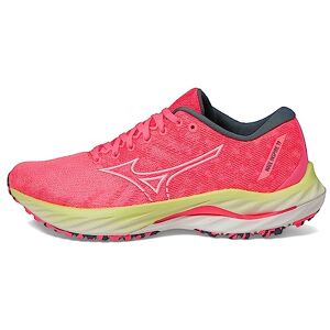 Mizuno Femme Vague Inspire 19 Chaussure de Course, Blanche-Neige High Vis Pink, 40 EU - Publicité