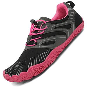 SAGUARO Chaussures Minimaliste Homme Femme Chaussures de Trail Running Outdoor Indoor,59 Rose,39 - Publicité