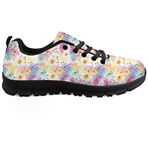 Biyejit Fleurs Imprimer Sport Marche Sneaker Dames Femmes Respirant Gym Jogging Course Tennis Chaussures Couple Chaussures - Publicité