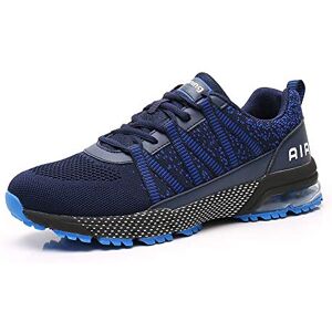 frysen Basket Femme Homme Air Chaussure Outdoor Running Gym Fitness Sport Sneakers Style Multicolore Respirante Dark Blue 40 - Publicité