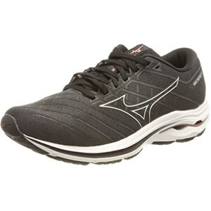 Mizuno Femme Wave Inspire 18 Chaussure de Course, Noir Argent ébène, 41 EU - Publicité