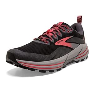 Brooks Femme Cascadia 16 GTX Trail Running Shoe, Black/Blackened Pearl/Coral, 37.5 EU - Publicité