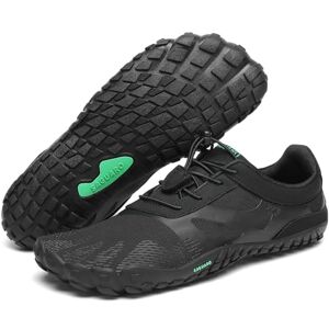 SAGUARO Chaussure Minimaliste Homme Chaussures Barefoot Femme Légère Randonnée Chaussures de Trail Running Outdoor & Indoor Gym Fitness Barefoot Shoes Vanta Noir, GR.40 EU - Publicité