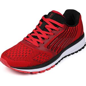 WHITIN Chaussures de Course Running Femme Homme Mode Multisports Trail Entraînement Outdoor Fitness Gym Athlétique Baskets Sneaker Rouge 36 - Publicité