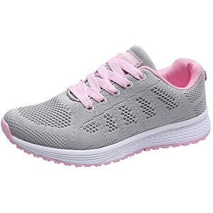 Allbestop Sneakers Fitness,Basket Toile Homme Basket De Sport Femme Sabot De Portail Escamotable Chaussure Femme Ete Confortable Claquette Fille Chaussures sans (40,Grey) - Publicité