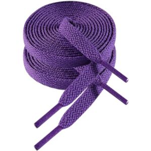 VSUDO Lacets Violets Plats 140 cm pour Basket, Lacets Chaussures Violet Plat pour Sneakers Compatible avec Nike Air Force, Adidas Stan Smith, Converse, Vans, New Balance, etc. (1 Paire-Violet-140cm) - Publicité