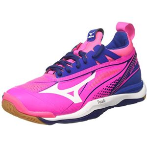 Mizuno Femme Wave Mirage W Chaussures de Gymnastique, Rose Rose Glo White True Blue, 49 EU - Publicité