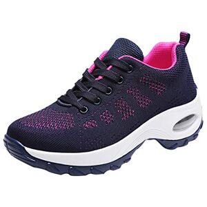 Generisch Chaussures orthopédiques pour femme Décontractées Légères Confortables Chaussures de sport pour femme Baskets classiques Chaussures de course élégantes pour femme, bleu, 35 EU - Publicité