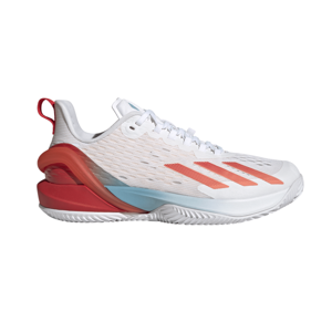 Chaussures de tennis pour femmes Adidas Adizero Cybersonic W Clay - cloud white/coral fusion/better scarlet blanc 42 female - Publicité