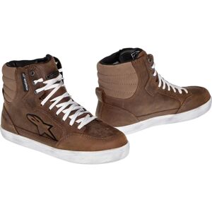 Chaussures moto femme Alpinestars J-6 Waterproof marron- US-6.5