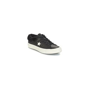 Baskets basses Converse ONE STAR LEATHER OX Noir 35 femmes - Publicité