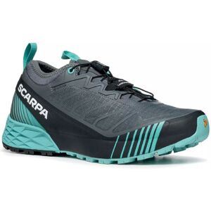 Scarpa Ribelle Run GTX Wmn - Chaussures trail femme Anthracite / Blue 38 - Publicité