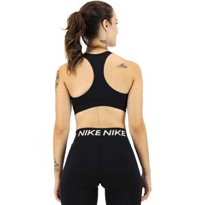 Nike Dri Fit Swoosh Medium Impact Sports Bra Noir L Femme - Publicité