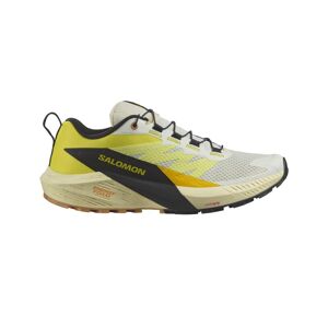 Chaussures Salomon Sense Ride 5 Jaune Blanc SS24 pour Femme, Taille EU 40 - Publicité