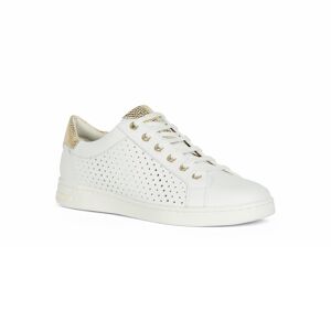 Baskets basses Jaysen blanc/doré - 40 - Blanc - GeoxParfaites pour rehausser les tenues décontractées ou sportives, ces baskets basses Jaysen offrent un amorti optimal. touche glamour avec leur empiècement coloris doré !40Blanc - Publicité