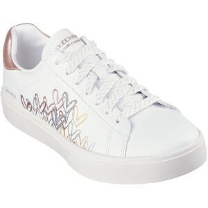 Skechers Baskets EDEN LX imprimées et brodées coeurs - 41 - Blanc - SkechersCette basket basse à lacets est munie d'une tige avec détails d'impression et de broderies cœurs, issus de la collaboration avec l’artiste James Goldcrown. Artiste muraliste de re