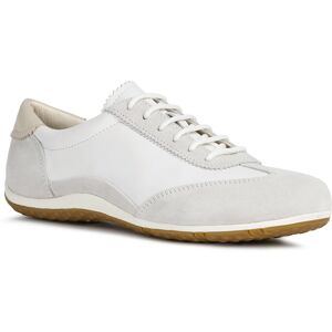 Baskets basses Vega - 40 - Blanc - GeoxSobres et discrètes, ces chaussures se distinguent par leur semelle extérieure fine synonyme de légèreté et de souplesse.Etudiées pour vous offrir confort et bien-être, les Vega sont des baskets au charme décontracté - Publicité