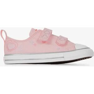 Converse Chuck Taylor All Star Ox Valentine - Bébé rose/blanc 22 unisexe