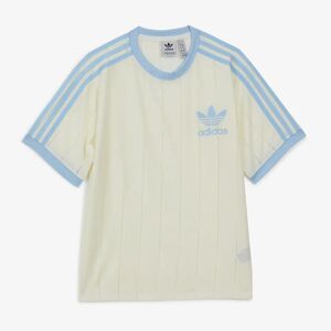 Adidas Originals Tee Shirt 3 Stripe Premium beige/bleu m femme