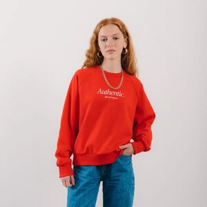 New Balance Sweat Crew Athletic Icono rouge/blanc xs femme