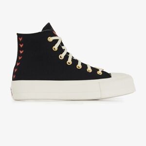 Converse Chuck Taylor All Star Lift Hi Valentine noir/or 36 femme