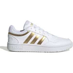 adidas pour femme. HP7972 Trainer Hoops 3.0 Low Classic white (37 1/3), Blanc, Plat, Lacets, Casuel - Publicité