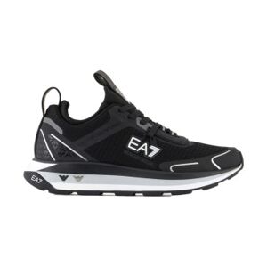 EA7 unisex. X8X089_XK234 Trainers Black & White Altura black (43 1/3), Noir, Plat, Lacets, Casuel, Sport, Multisport - Publicité