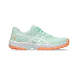 Asics pour femme. 1042A210 Chaussures Gel-Game 9 Padel vert (39.5), Plat, Lacets, Casuel, Sport, Tennis/Padel, Multisport, Turquoise - Publicité